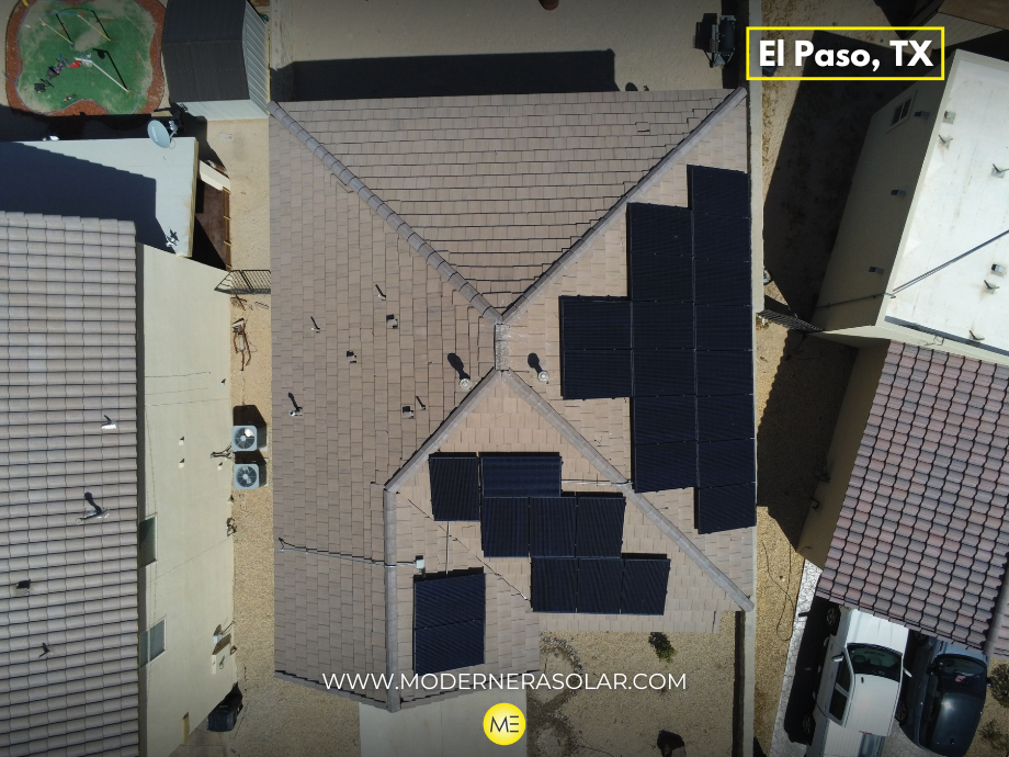 solar panel installation in el paso TX by Modern era solar 2